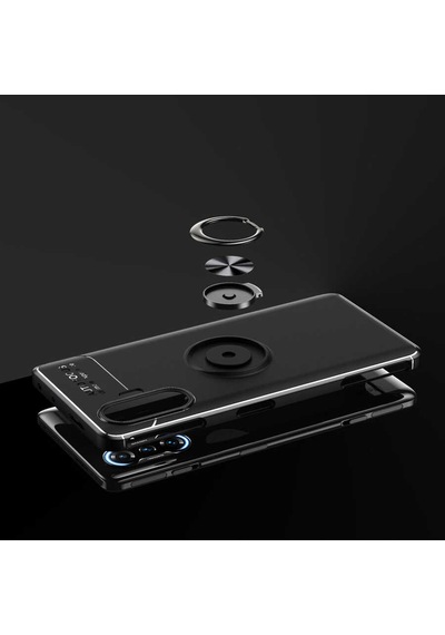 Xiaomi Redmi K40 Gaming Kılıf Zore Ravel Silikon Kapak Siyah-Mavi
