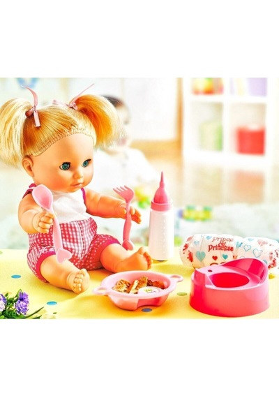 Altını Islatan Oyuncak Melis Et Bebek Seti 34 Cm