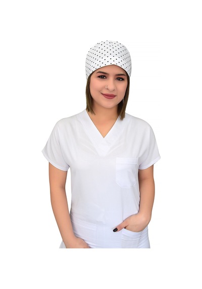 Beyaz Yıldız Desenli Cerrahi Bone