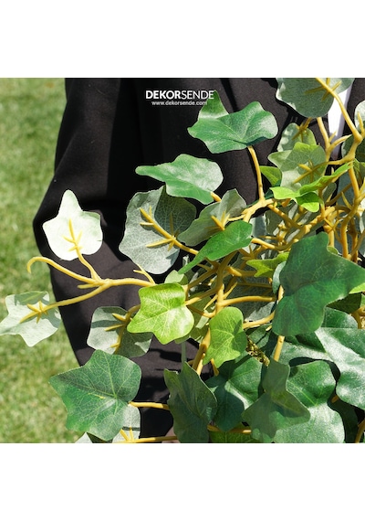 Yapay Sarmaşık Hedera Sarkıt Sarmaşık Parlak 95 Cm Yeşil