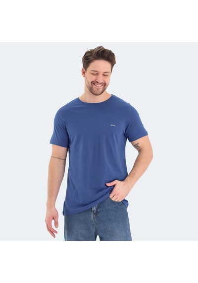 Slazenger ROSALVA Erkek  Saks Mavi Tişört