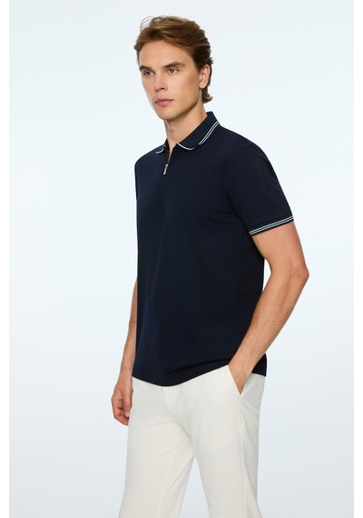 Morven Erkek Lacivert Trend Jakarlı Polo Yaka Dinamik Fit Tshirt 26ys018011200 Lacivert Morven Erkek Lacivert Trend Jakarlı Polo Yaka Dinamik Fit Tshirt 26ys018011200 Lacivert