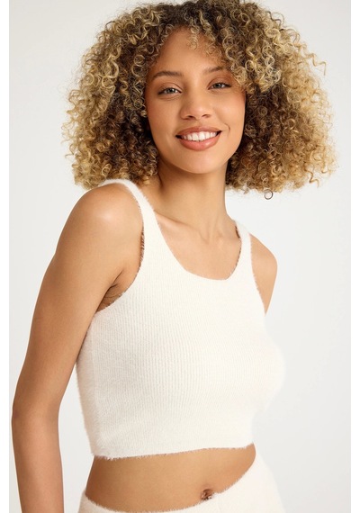 Allys Pantolon-crop-hırka Takım Kırık Beyaz