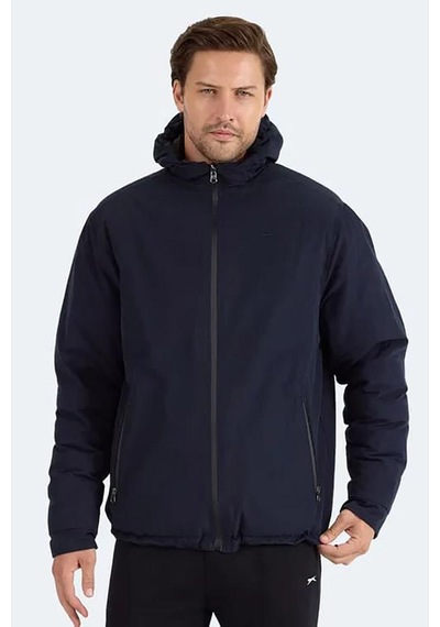 Slazenger Brelıs Erkek Çift Taraflı Lacivert Haki Mont & Kaban