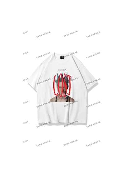 Tarzsokak Unisex Lost Memories Tshirt Beyaz