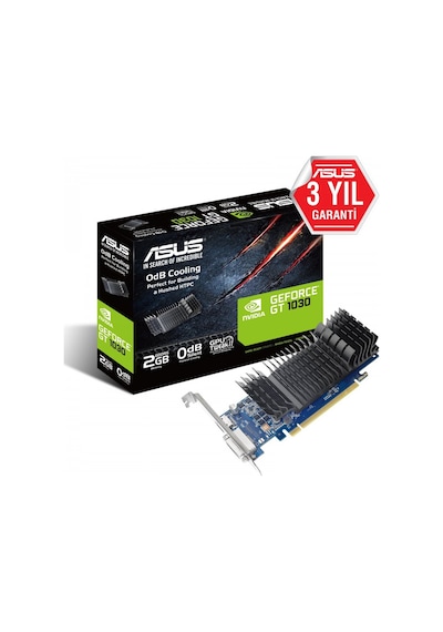 ASUS GT1030-SL-2G-BRK GT1030 LOW PROFILE 2GB DDR5 64Bit VGA/DVI/H