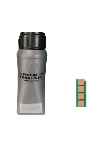 Pantum P2500W Pa-200B Pa-210 Uyumlu Toner Tozu 100G + Chip