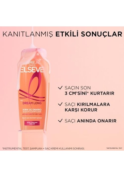 L'oreal Paris Elseve Dream Long Onarıcı Bakım Şampuanı 700 Ml