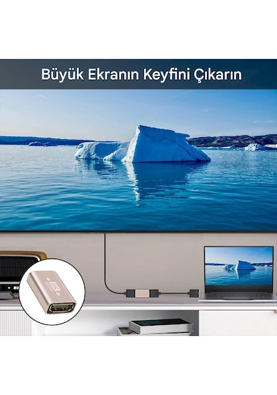 8k Hdmı Dişi - Dişi Adaptör Hdmı 2.1 Hdmi Konnektör Uzatıcı 8k/4k 60hz Uhd