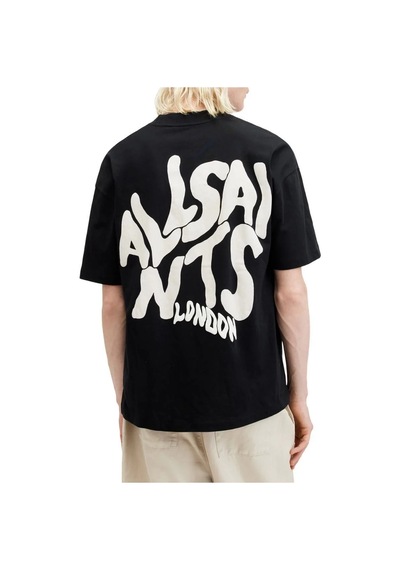 Erkek Tişört Baskılı Kısa Kol T-shirt - Siyah