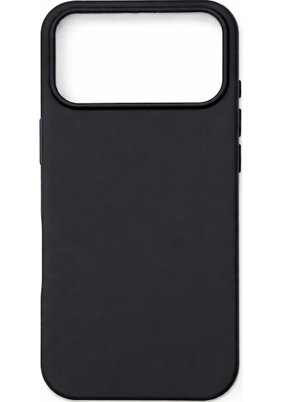 Apple Uyumlu iPhone 17 Pro Max 18 Pro Max Kılıf Renkli Lansman İçi Kadife Yumuşak Kamera Yükseltili Silikon Siyah
