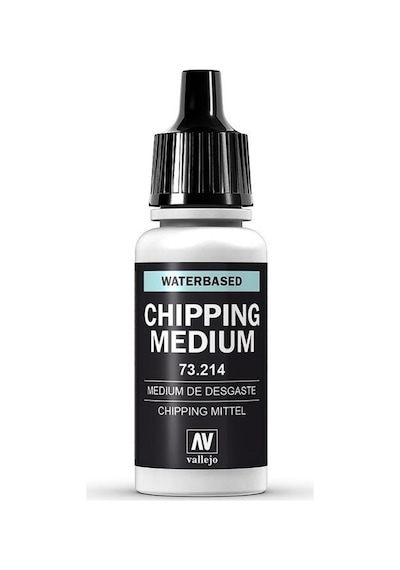 17 Ml. Chipping Medium Wash Pul Pul Dökülme Çizik Oluşturucu Maket Boyası, Vallejo 73214 Standart