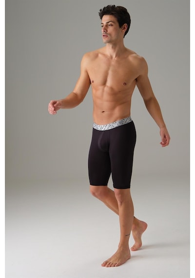 Doreanse 1786 Erkek Uzun Paça Siyah Boxer 001