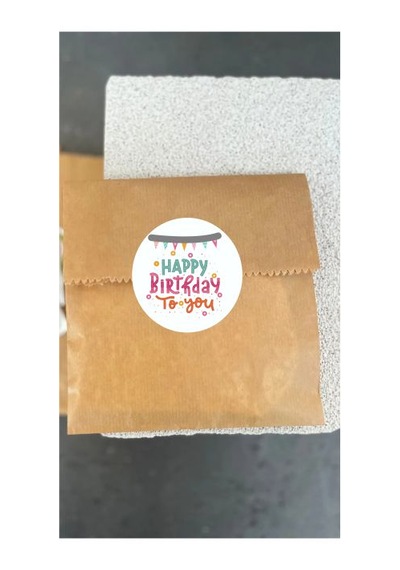 Happy Birthday Doğum Günün Kutlu Olsun Hediyeler İçin Çıkartma St