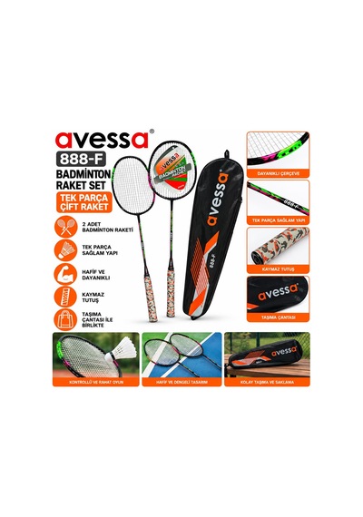 Avessa 888-f Badmington Raketi Seti