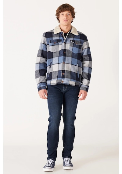 Wrangler Erkek Ceket W4e0xz84z Mavi