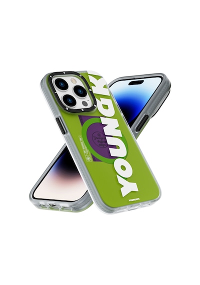 Apple Uyumlu iPhone 13 Pro Max Kılıf Magsafe Şarj Özellikli Youngkit Binfen Serisi Yazı Temalı Kapak