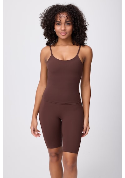 Intense Extrafıt Atletik Spor & Aktif Yaşam Atlet Tank Top -2804 Koyu Kahve