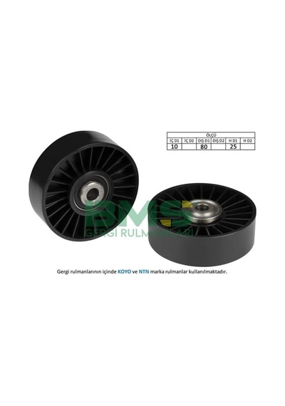 BMS 136 Alternatör V Kayış Gergi Rulmanı 10×80×25 Brava Bravo Doblo Idea Marea Palio Punto Stilo 1.9D 1.9 Jtd