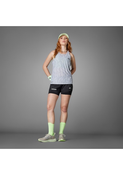 Adidas Ultimate Airchill Engineered Running Tank Kadın Gri T-shirt