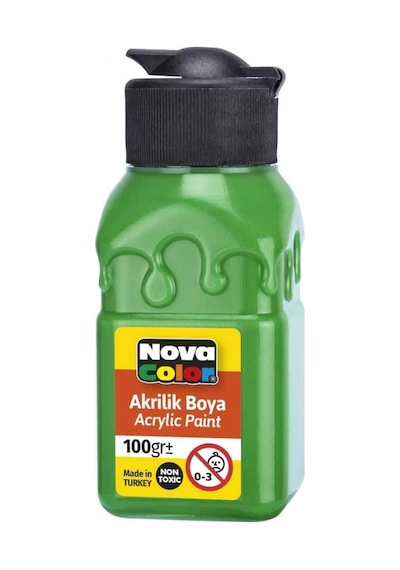 Nova Color Akrilik Boya Şişe 100 Cc Yeşil