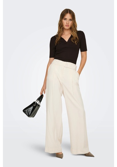 Only Onltila Loose Fit Yüksel Bel Geniş Paça Kemer Detaylı Pantolon Bayan Pantolon 15367390 Taş Only Onltila Loose Fit Yüksel Bel Geniş Paça Kemer Detaylı Pantolon Bayan Pantolon 15367390 Taş