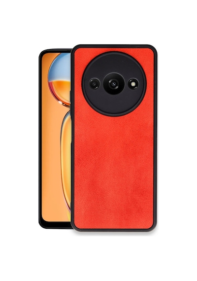 Redmi A3 4g Kılıf Aras Deri Kapak - Kırmızı Bz8683140744038