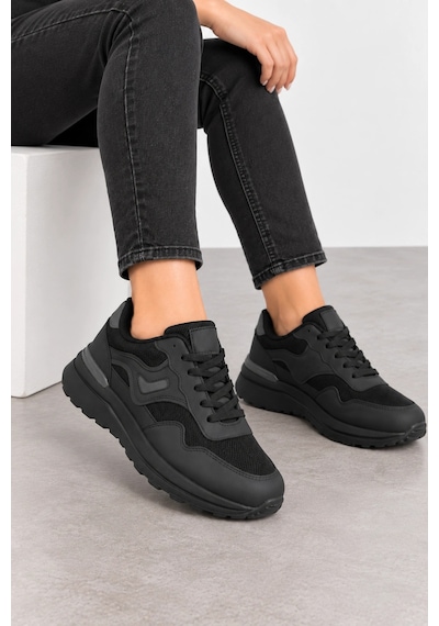Ht Hotin Glyph Kadın Günlük Sneaker Spor Ayakkabı - Füme