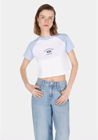 Colin's Colins Slim Fit Yuvarlak Yaka Baskılı Kadın Beyaz Kısa Kol Tişört Cl1073148 Q1.v1 Wht Beyaz Colin's Colins Slim Fit Yuvarlak Yaka Baskılı Kadın Beyaz Kısa Kol Tişört Cl1073148 Q1.v1 Wht Beyaz
