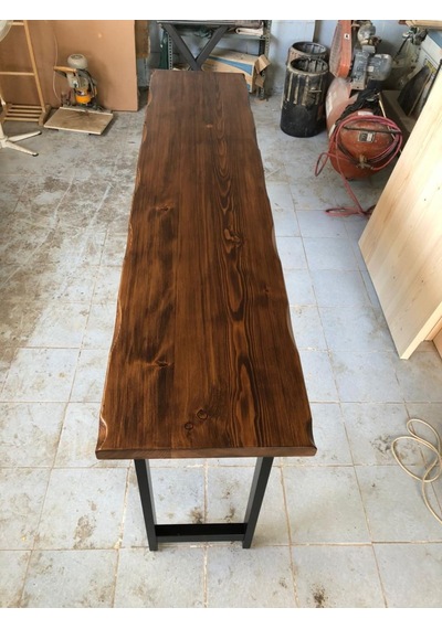 Kütük Bar Masası Modeli 180x50.cm Çok Renkli