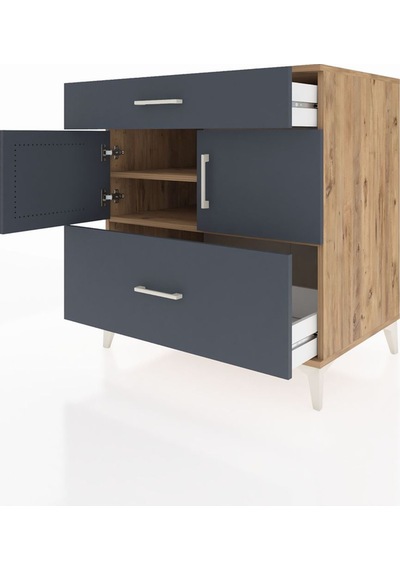Kronos Şifonyer 2 Raflı 2 Çekmeceli 2 Kapaklı 88x59x96 Çam-an... Çam Kronos Şifonyer 2 Raflı 2 Çekmeceli 2 Kapaklı 88x59x96 Çam-an... Çam
