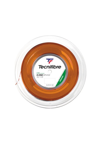 Tecnifibre X-one Biphase 18/1.18 200m Turuncu Squash Rulo Kordaj 06rxon118o