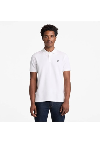 Timberland Mıllers Rıver Pique Short Sleeve Polo Erkek Tişört Tb0a6vdp1001 Beyaz