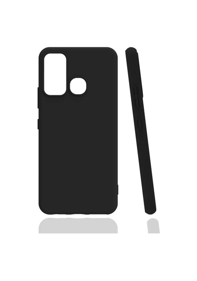 Zore İnfinix Hot 9 Kılıf Nvth Biye Silikon - Siyah