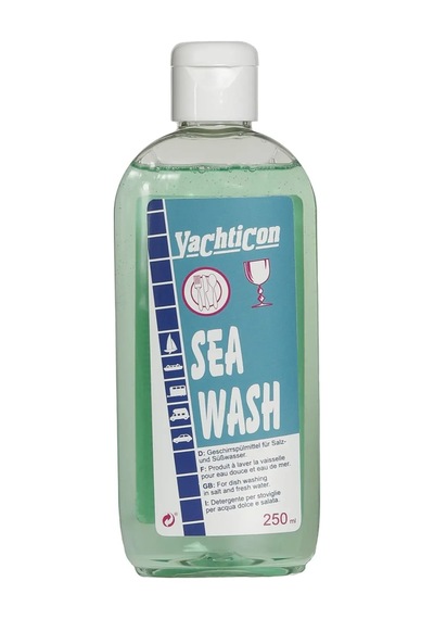 Yachticon - Sea Wash Marin Bulaşık Deterjanı 250 Ml : Tuzlu Suda Bile Köpüren, Açık Denizin Vazgeçilmez Bulaşık Deterjanı