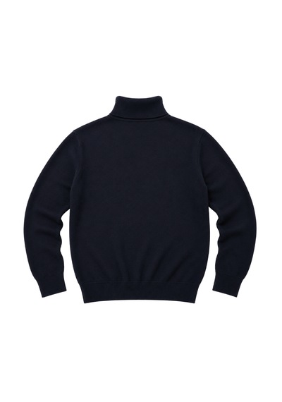Battalmoda Erkek Büyük Beden Lacivert Tam Balıkçı Triko Kazak 3xl-4xl-5xl-6xl