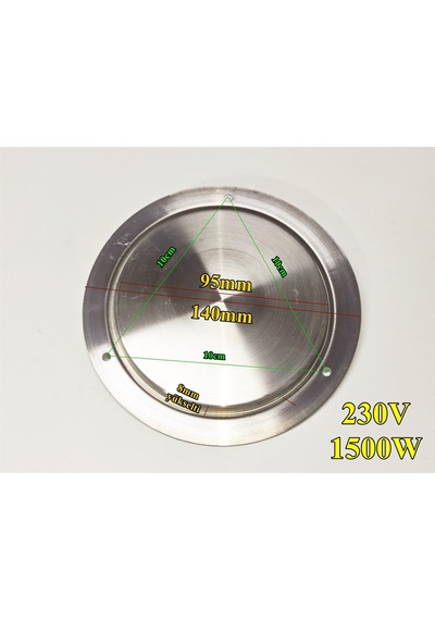 Armağan Semaver Çaycı Gizli 14cm 1500w Delikli Rezistans