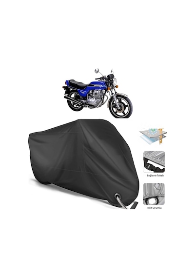 Honda Cb 250 Motosiklet Branda (Bağlantı, Kilit Uyumlu)-Siyah (457267961)