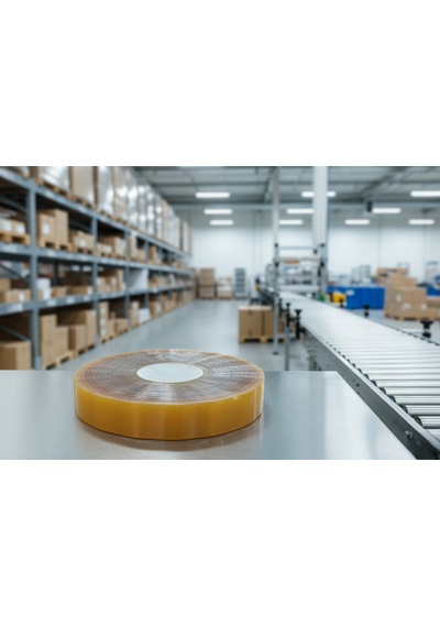 Büyük Rulo 45mm X 925m Kauçuk Makine Bandı Paketleme Bandı M4 1