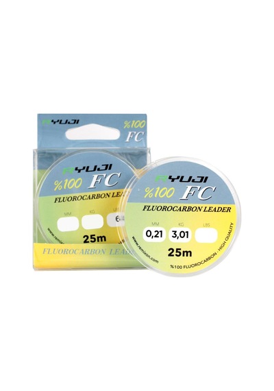 Fluorocarbon Lider Misina - Ryuji Leader - 25 Mt - 0,21mm