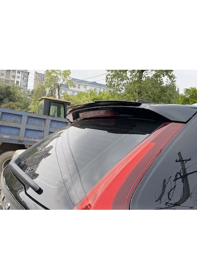 Volvo Xc60 Spoiler Parlak Siyah Spoyler Plastik İthal 2018-2021