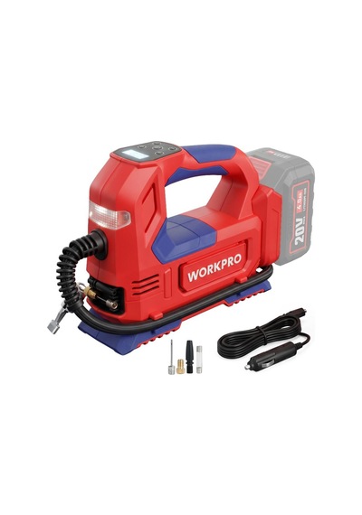 Workpro Wp394010 20v/12volt 150 Psı Ayarlanabilir Dijital Basınç Göstergeli Hava Pompası Aküsüz