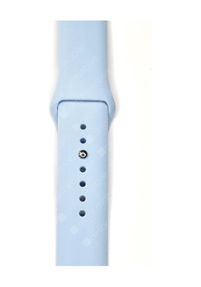 Amazfit Gts 4 Mini Uyumlu Silikon Spor Kordon, 20mm, Açık Mavi, Krd-11-gts-4m-20mm-acmv