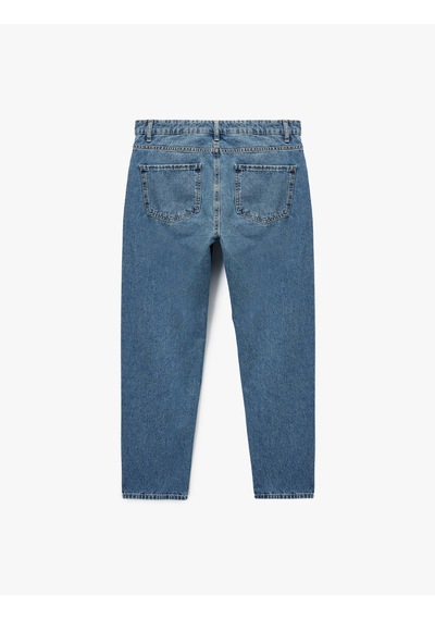 Koton Pamuklu Normal Bel Regular Fit Tapered Jean Pantolon - Joe Jean Orta İndigo 6wam40237nd İndigo Koton Pamuklu Normal Bel Regular Fit Tapered Jean Pantolon - Joe Jean Orta İndigo 6wam40237nd İndigo