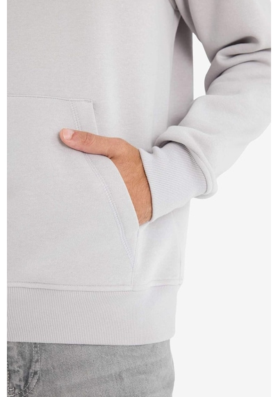 DeFacto Regular Fit Kapüşonlu Kanguru Cepli İçi Yumuşak Tüylü Basic Düz Sweatshirt X8283AZ24AUGR184 DeFacto Regular Fit Kapüşonlu Kanguru Cepli İçi Yumuşak Tüylü Basic Düz Sweatshirt X8283AZ24AUGR184