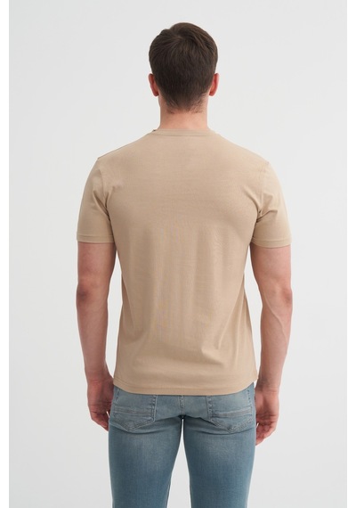 Cazador Basic Süprem Erkek T-shirt 46230 Kum Kum