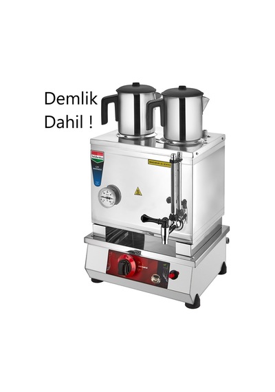 Miletto 2 Demlikli Gaz' Lı Pleytsiz Çay Ocağı-Demlik Dahil !