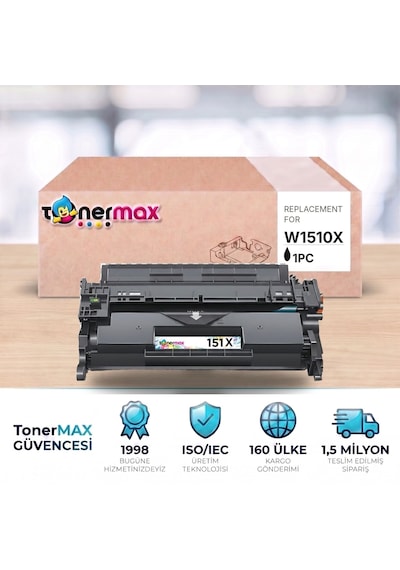 Hp Laserjet Pro 4003n Uyumlu Toner Çipli W1510x 4'lü 9.700 Sayfa