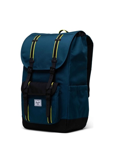 Herschel Little America Su İtici Kumaş Sırt Çantası, 16" Laptop Uyumlu, 30 L-24062 Mavi