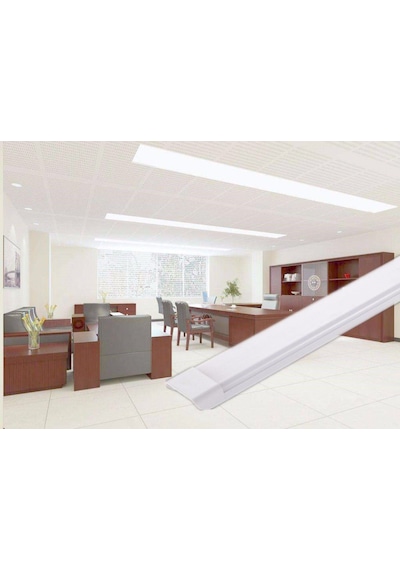 6 Adet 120 Cm Led Yatay Bant Armatür Aydınlatma Beyaz Işık
